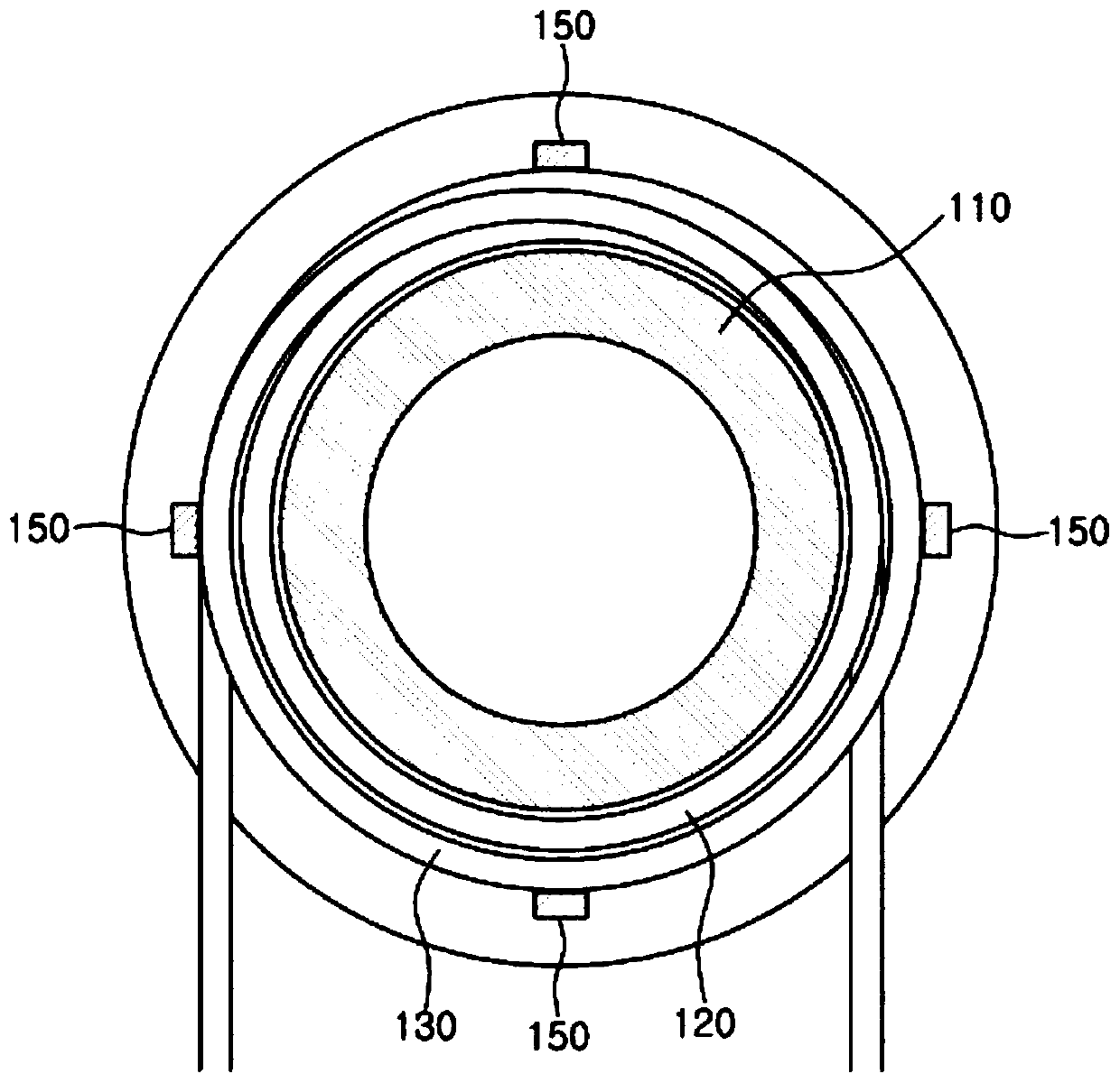 Apparatus for preventing corrosion inside steel pipe by using electromagnetic field