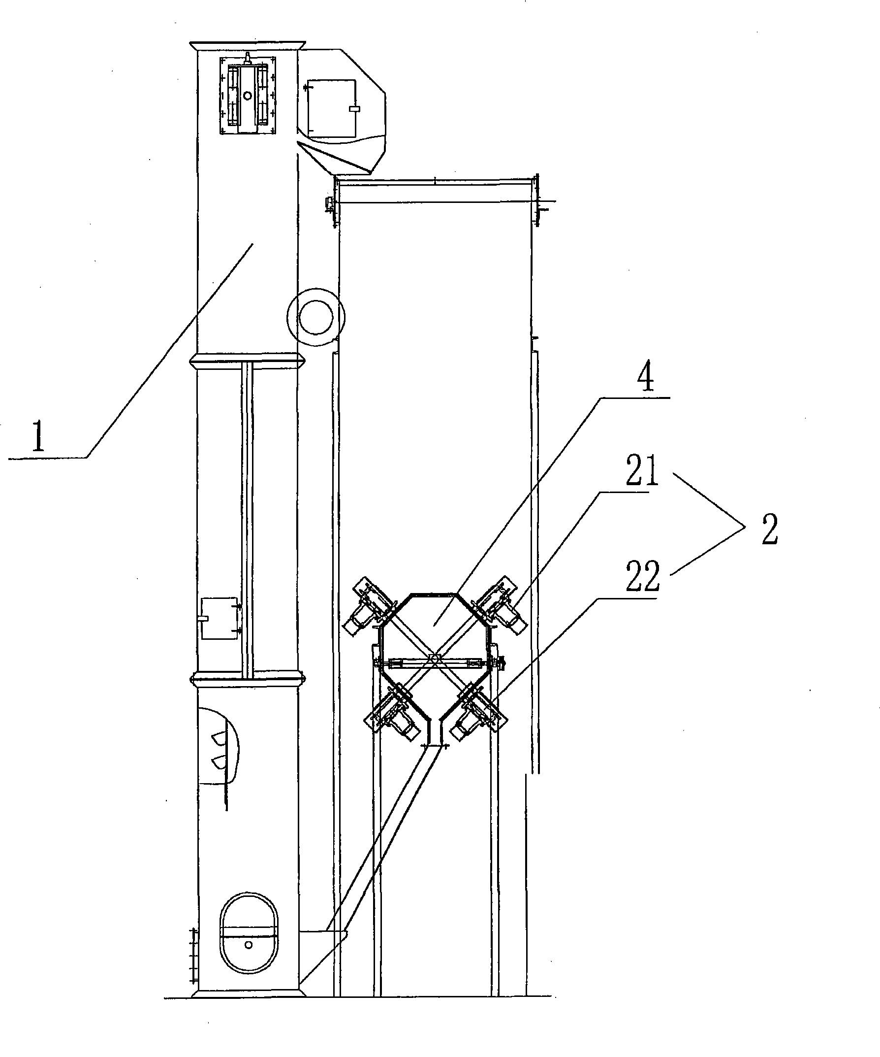 Method for processing bottom cross beam or bottom side beam of container and system for producing the same