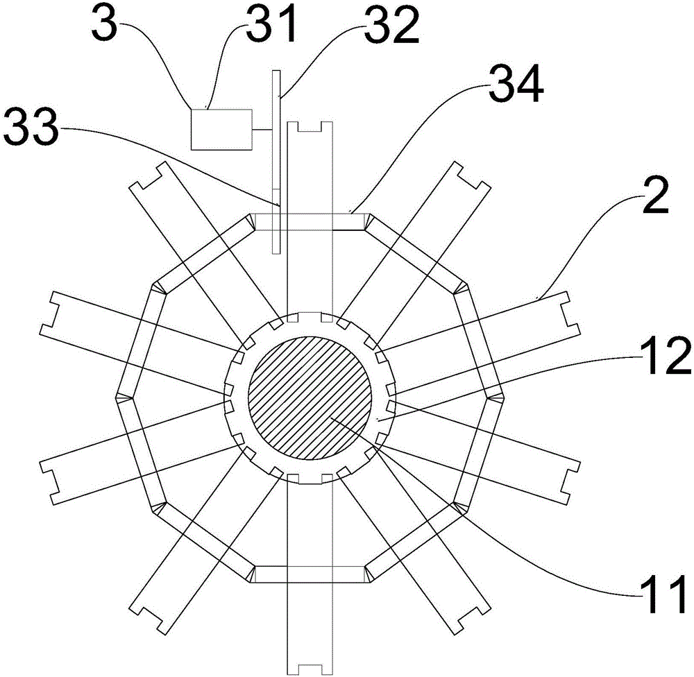 Hydraulic loom splash-proof type nozzle