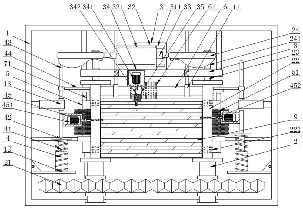 A kind of wood processing equipment for antique buildings