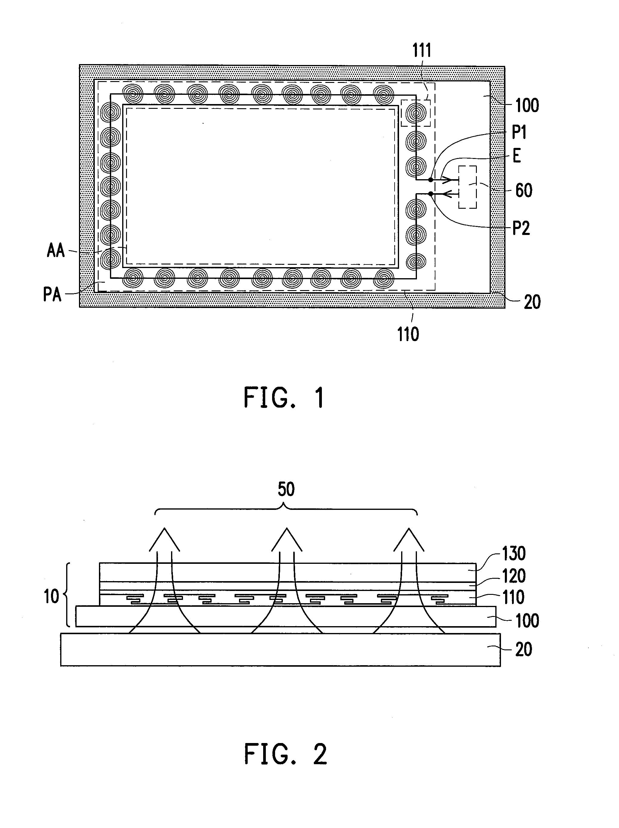 Display panel having wireless charging function