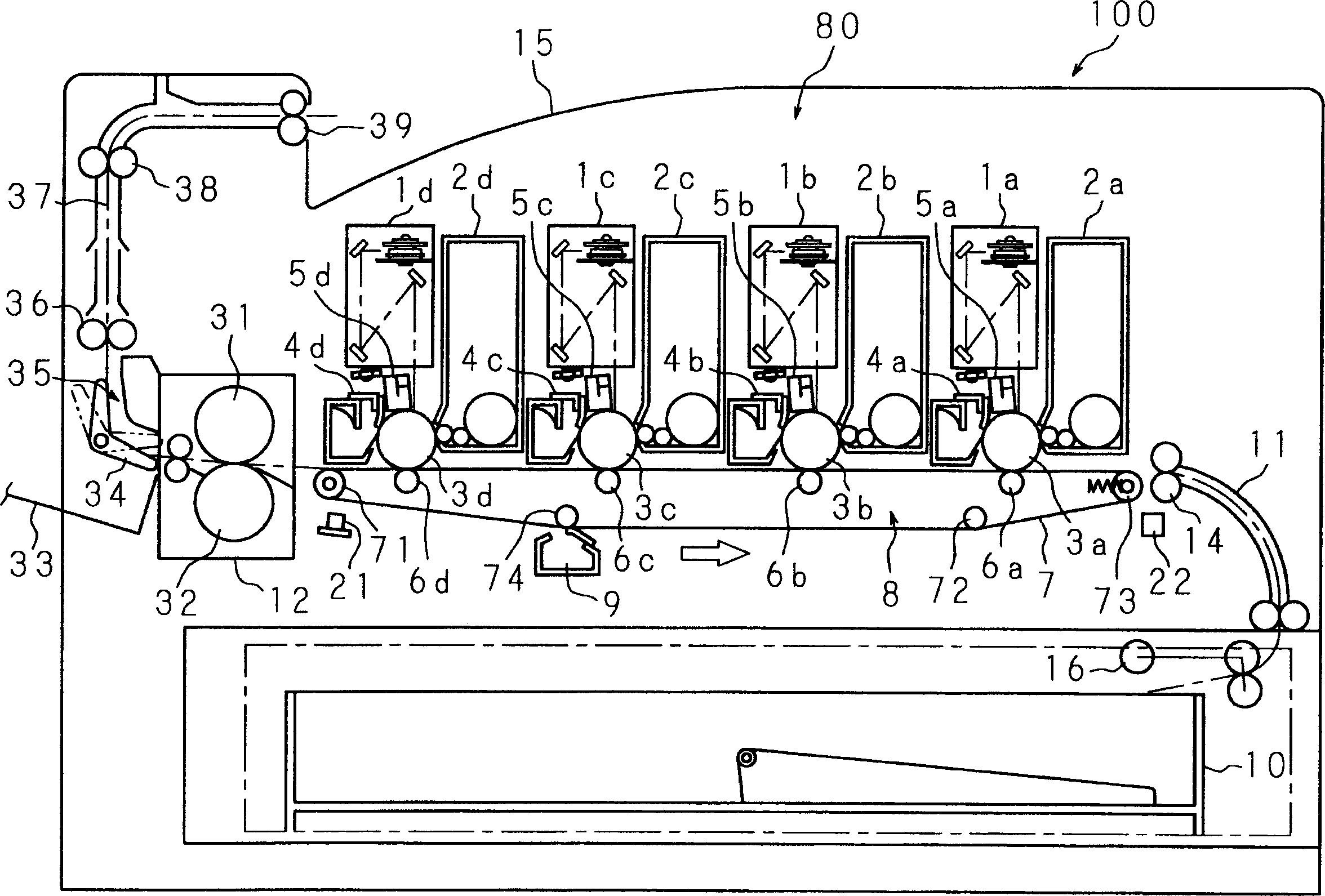 Image regulating method and image forming apparatus