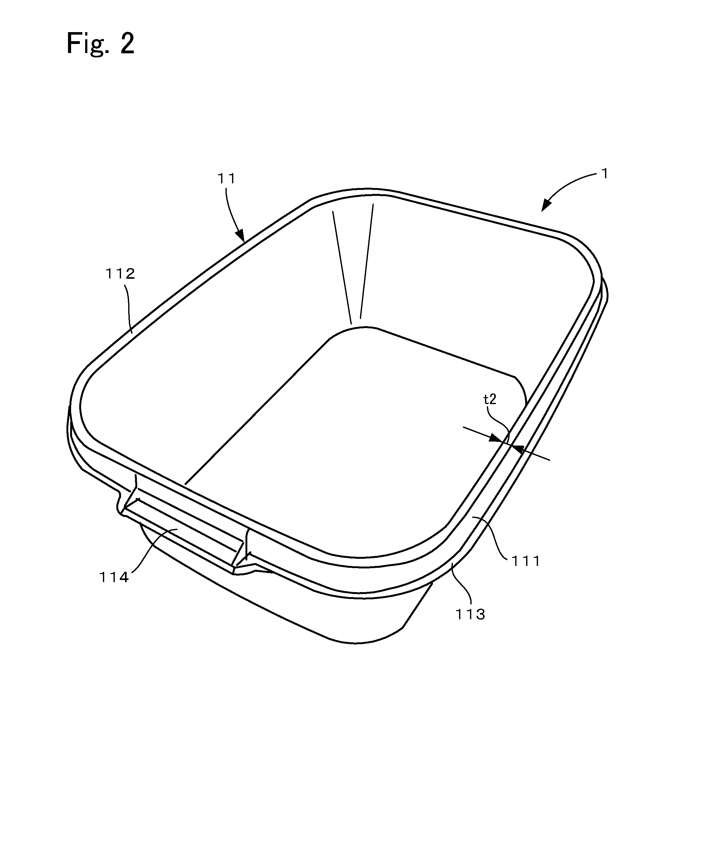 Lid And Container Provided Therewith