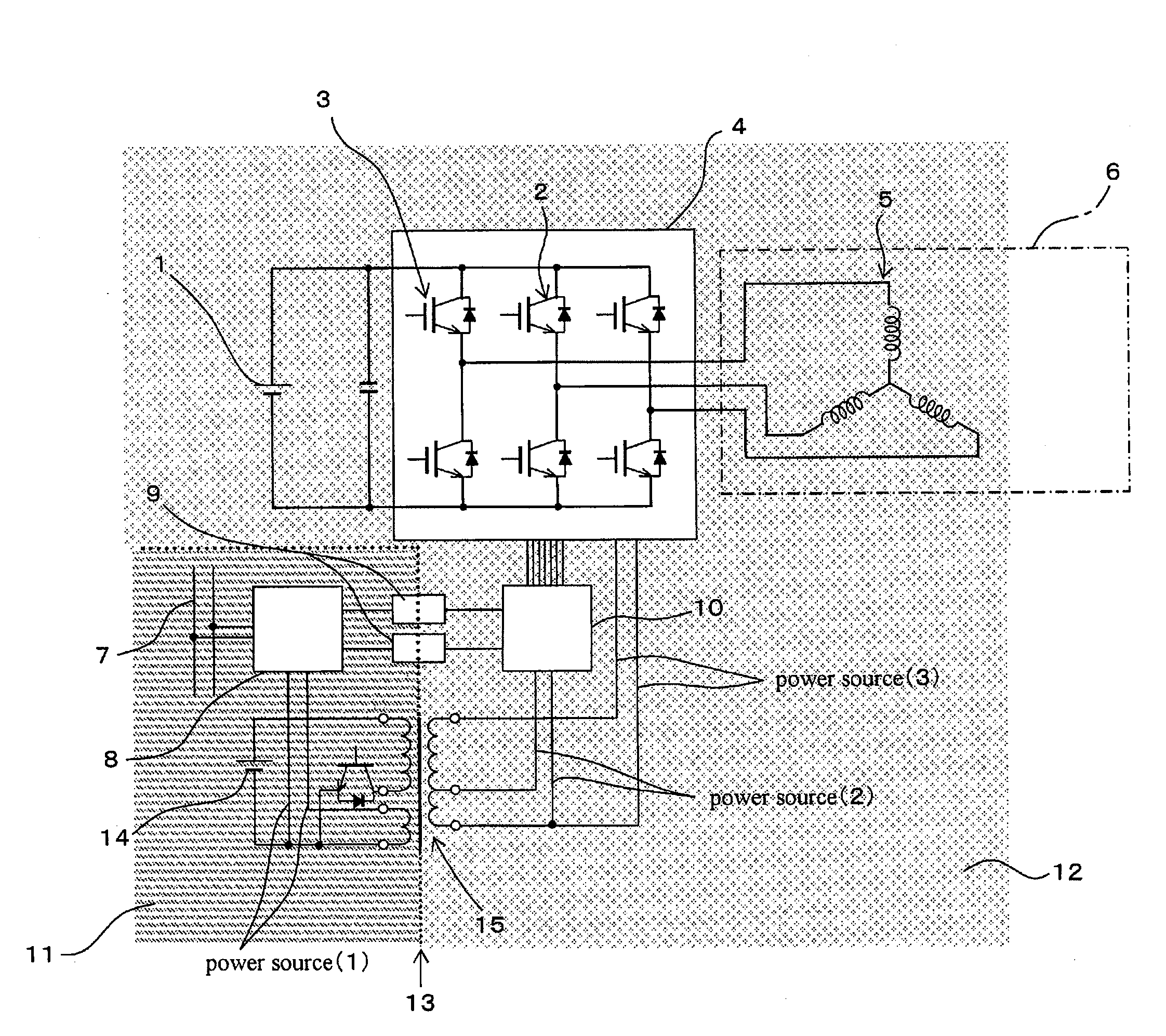 Electric compressor control device