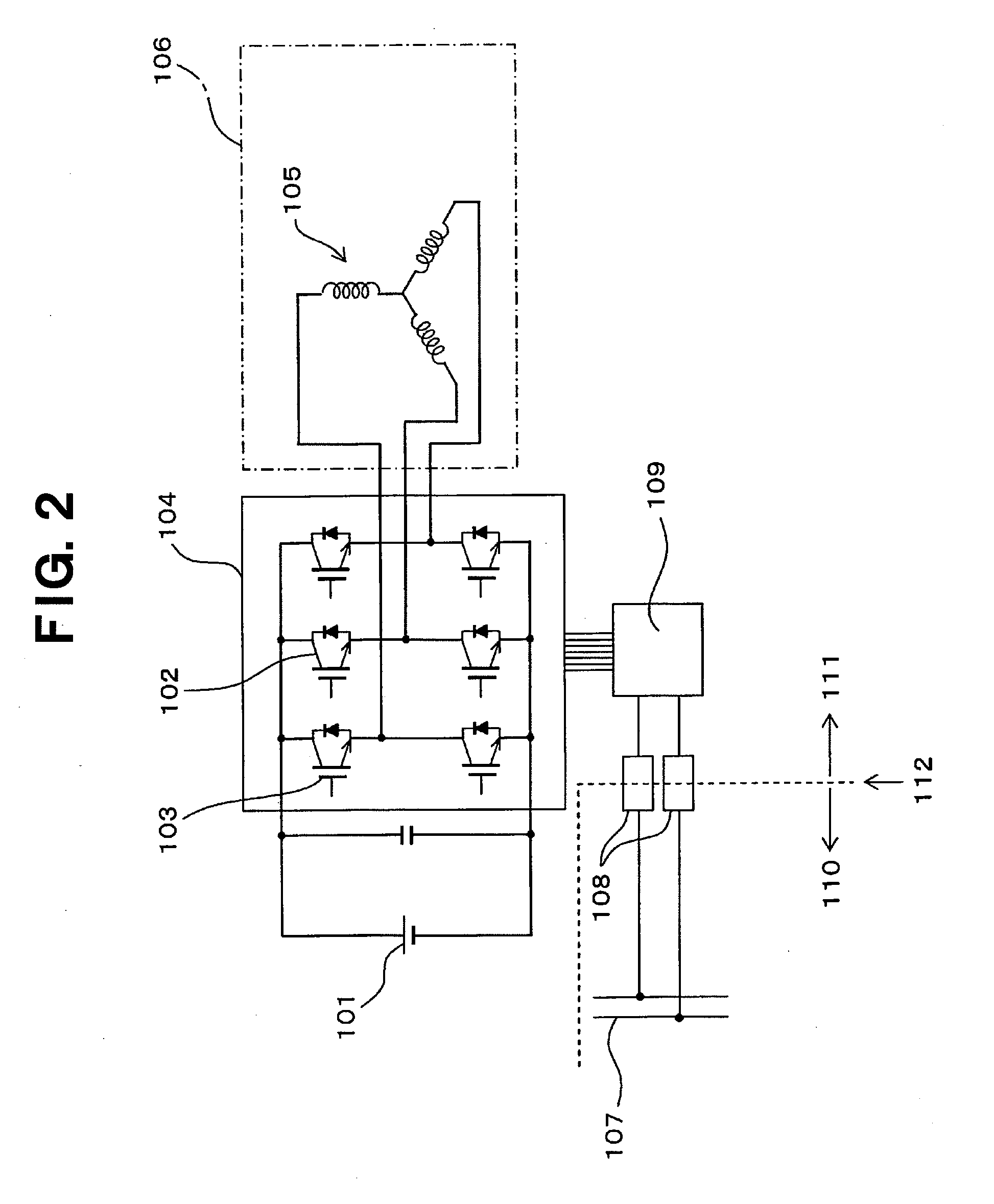 Electric compressor control device