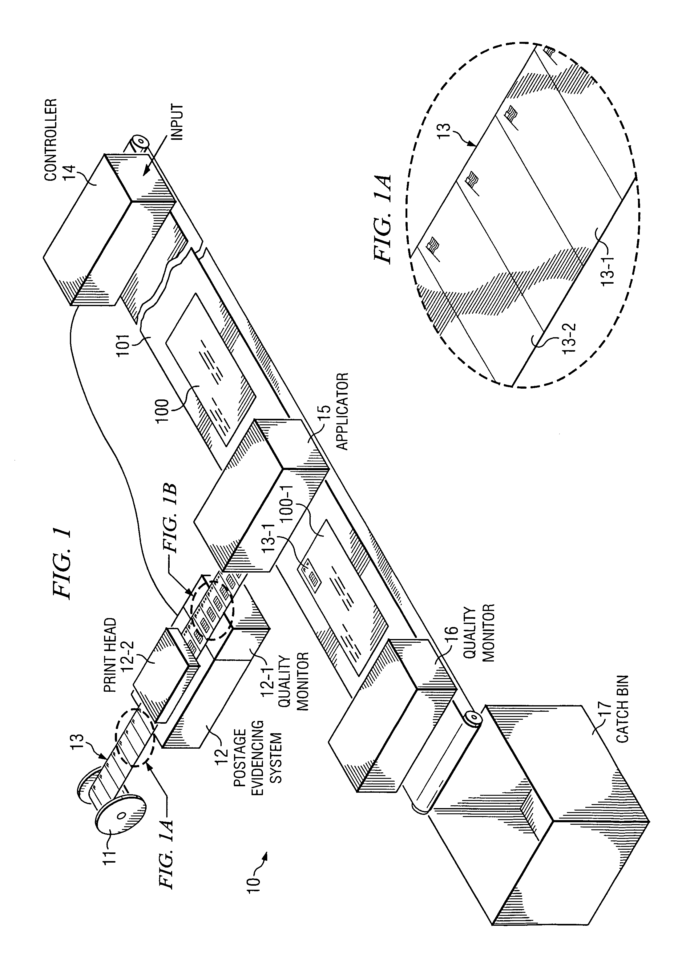 System and method for printing an application of dynamically valued indicia