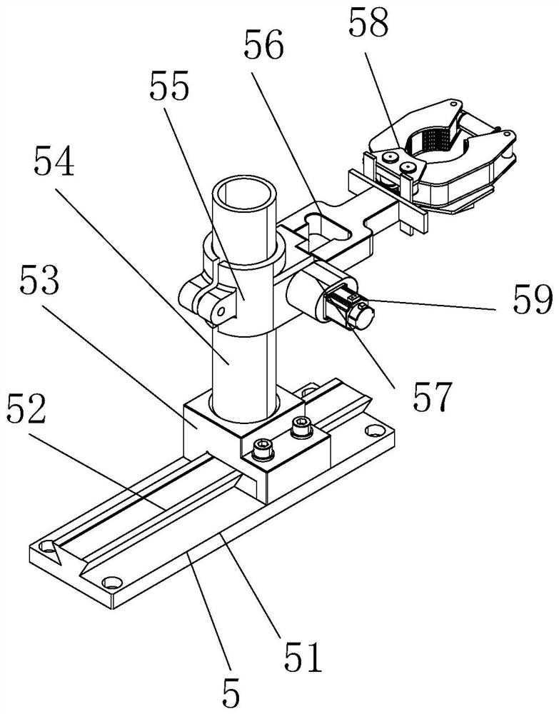 A gasket inner hole grinding device for metal processing