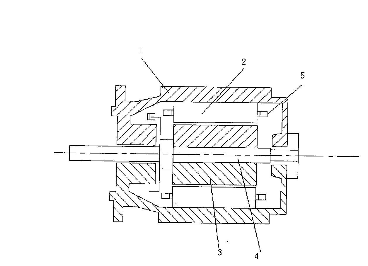 Rotor structure of switched reluctance motor