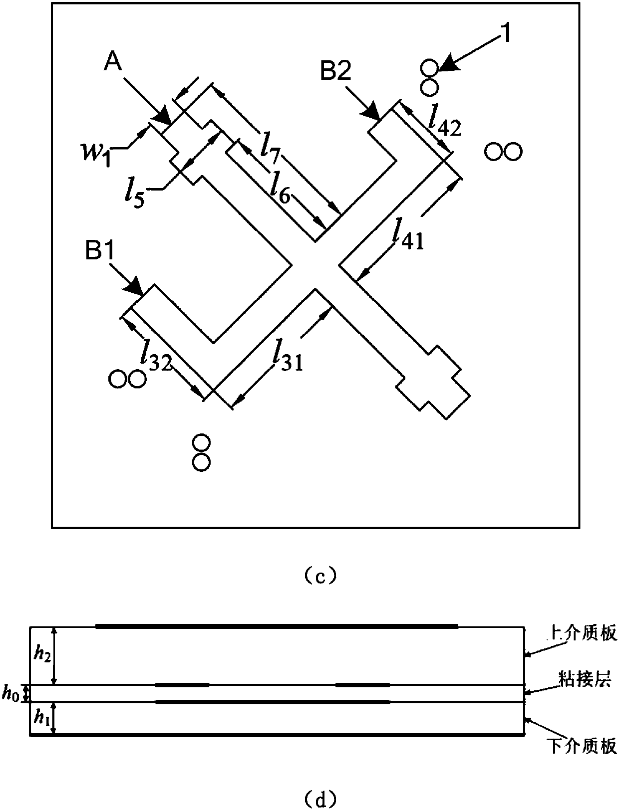 RQMSIW-based ultra-compact dual-band band-pass filter