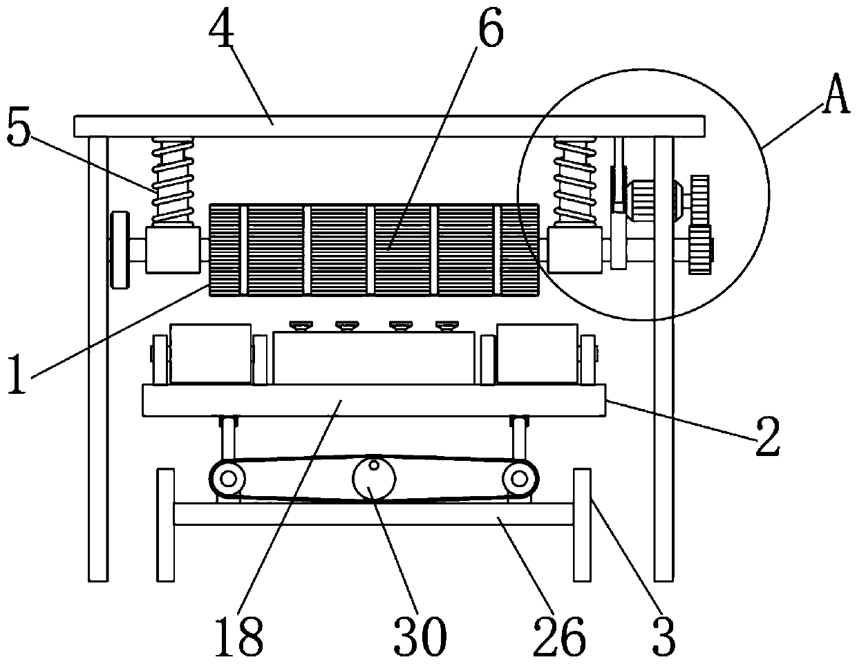 Automatic production line for knife and sword