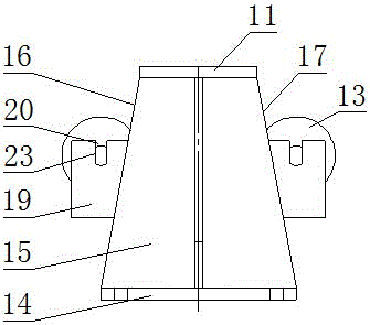 A sliding block oil film lubrication structure and its section steel drawing car