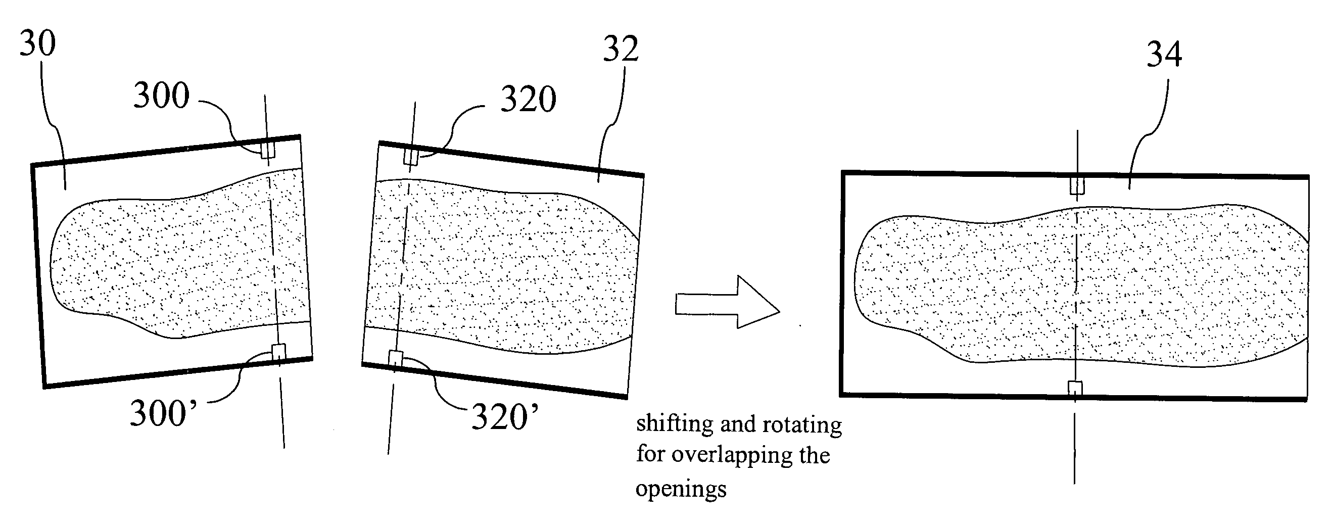 Device that appends a recognition point for image joining to the extracted image and a recognition element thereof