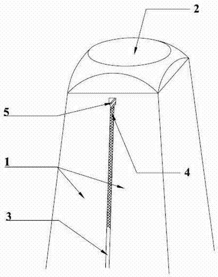 Four-end spot welding body