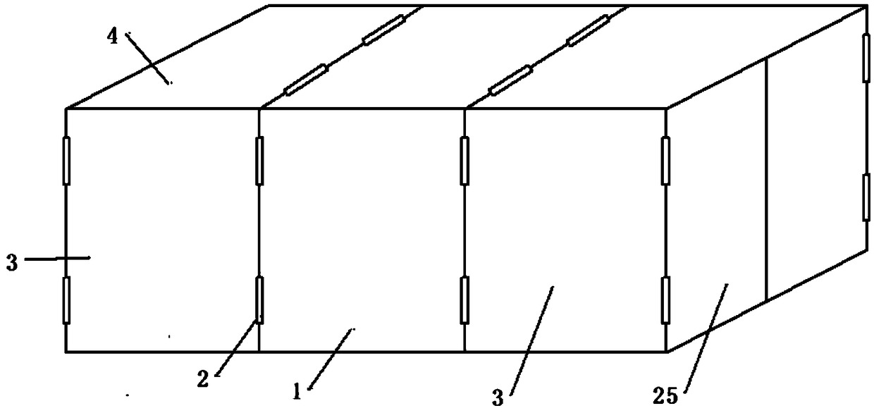 Folding engineering container