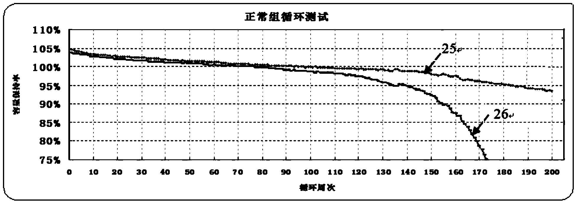 Lithium ion battery provided with non-dust cloths