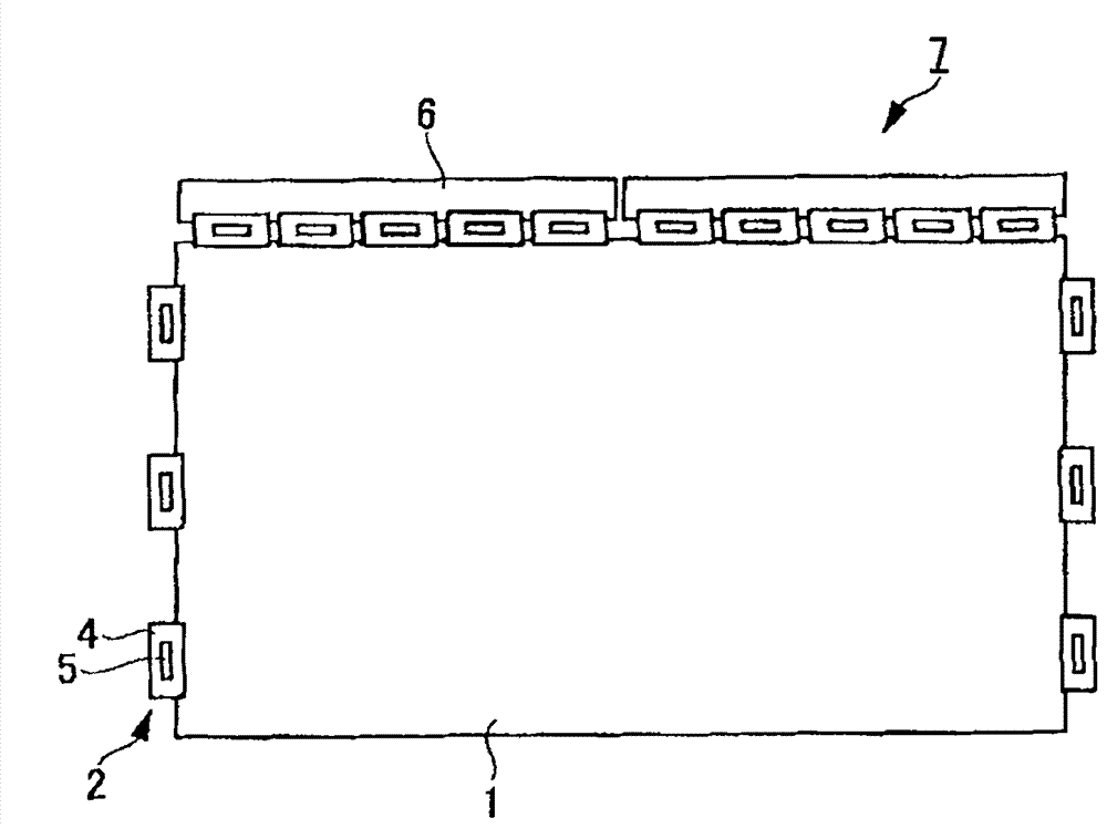 Assembling device and assembling method of FPD component