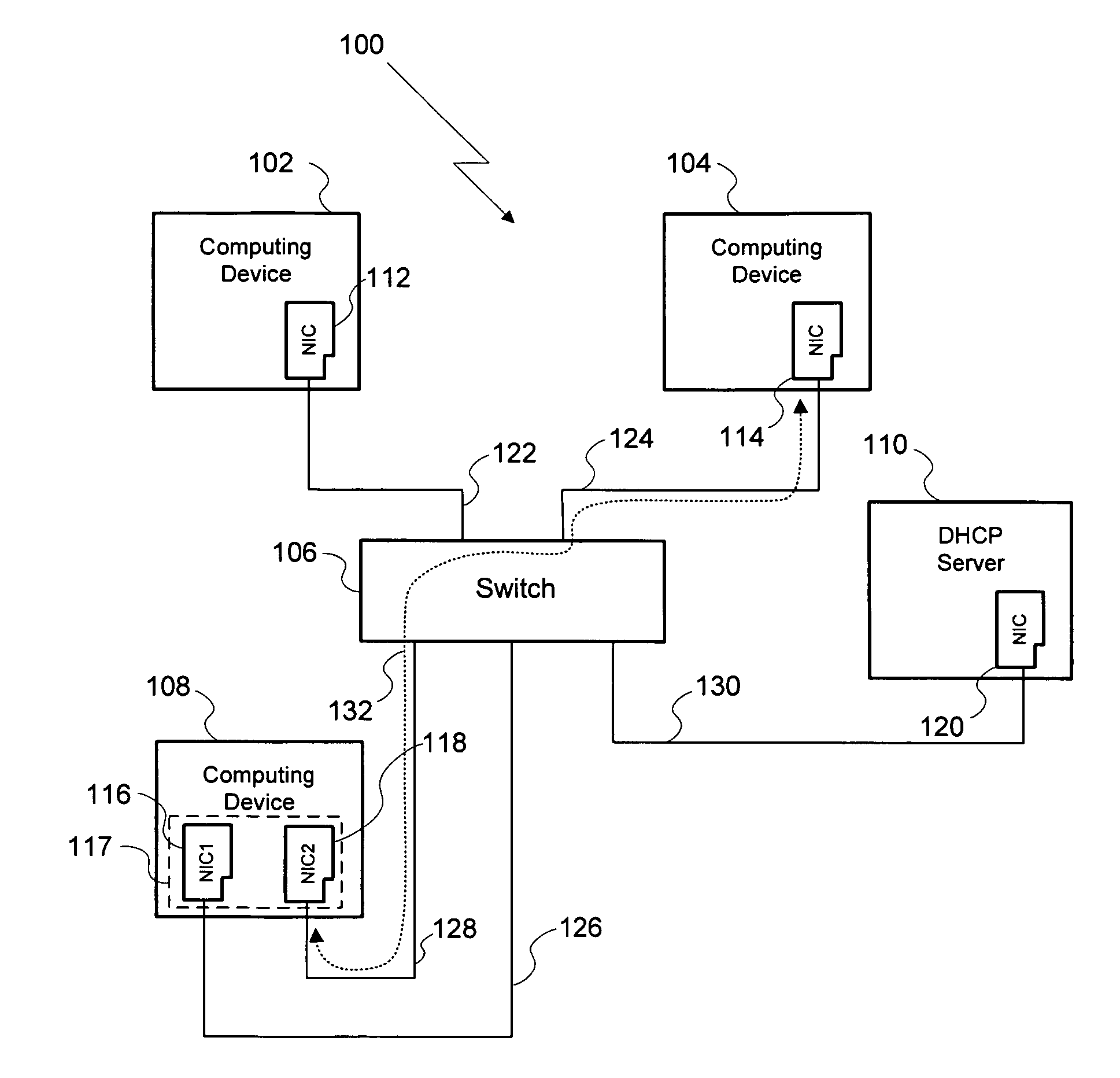 System and method for avoiding neighbor cache pollution