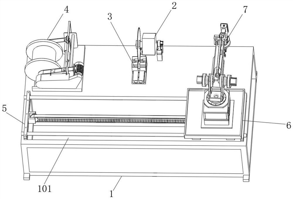 Wire cutting machine for battery car power supply connecting wire processing and use method thereof