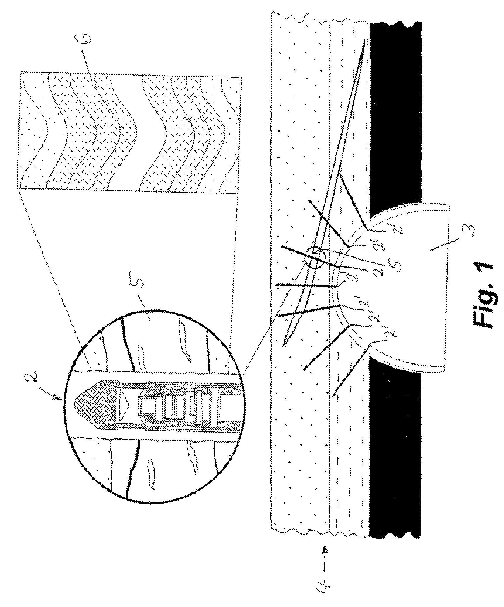 Device for examining rotor drilled holes