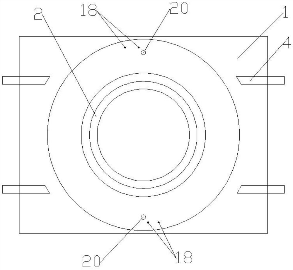 Vehicle stopping device for mine transport vehicle direction-adjusting rotating platform