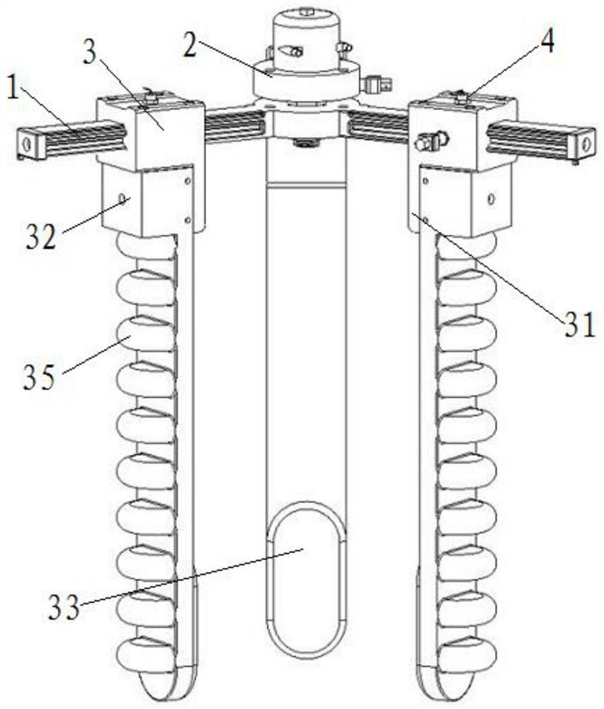 Multi-degree-of-freedom pneumatic software manipulator with accurate positioning function