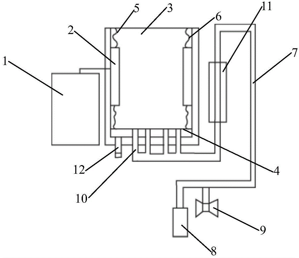 Simple ultrasonic vegetable cleaning machine