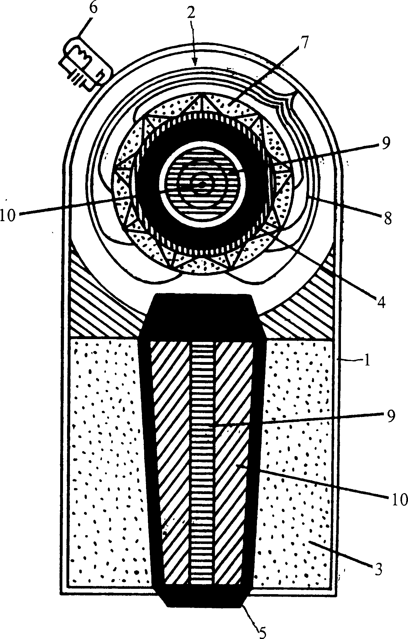 Homogeneous heterotope nuclear bomb