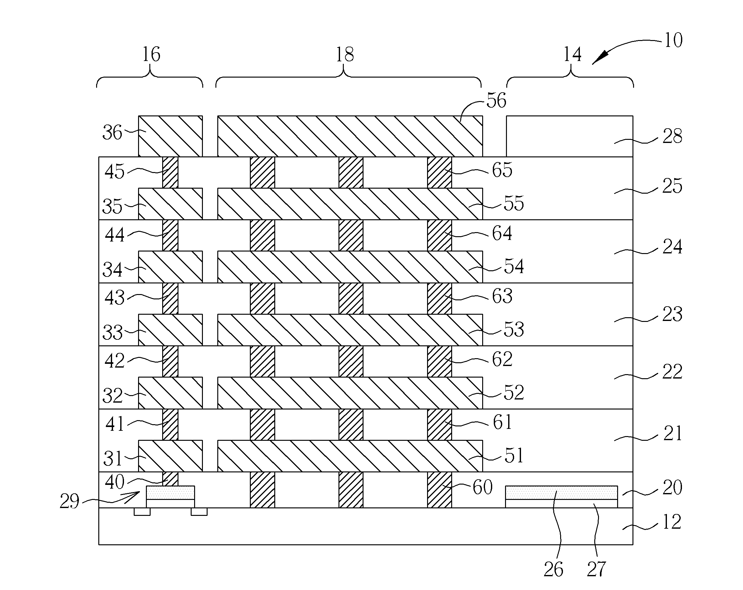 Integrated structure for MEMS device and semiconductor device and method of fabricating the same