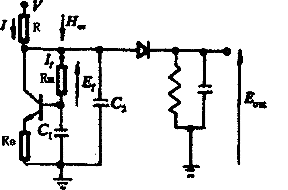 Strong magnetic impedance magnetic field sensor