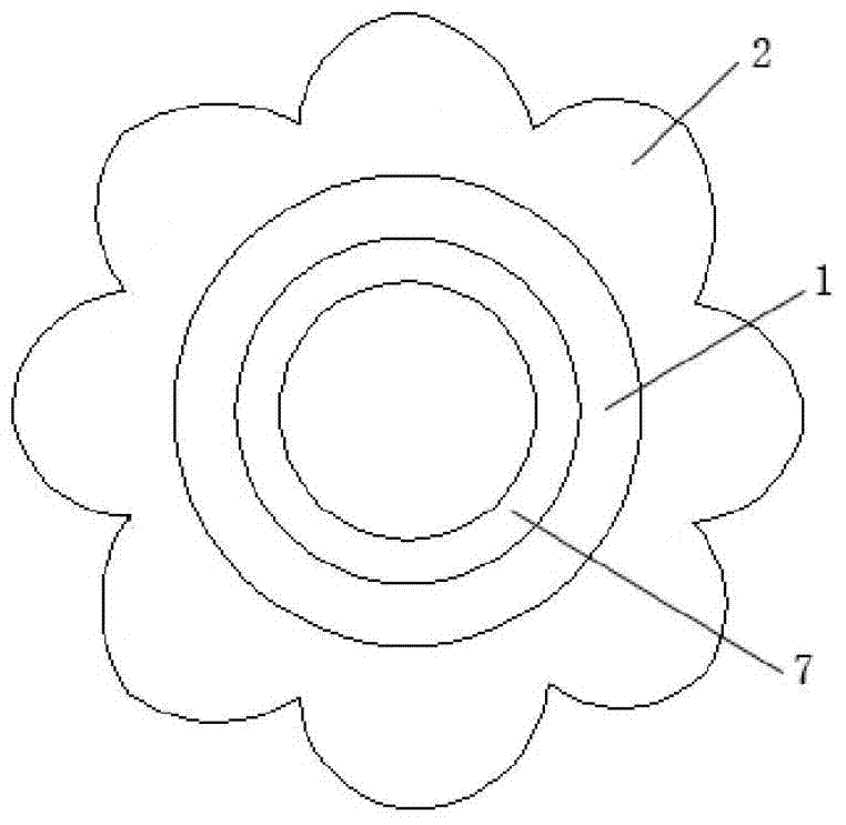 Plastic pre-embedded pipe, solar water heater plastic liner using the pre-embedded pipe and production method