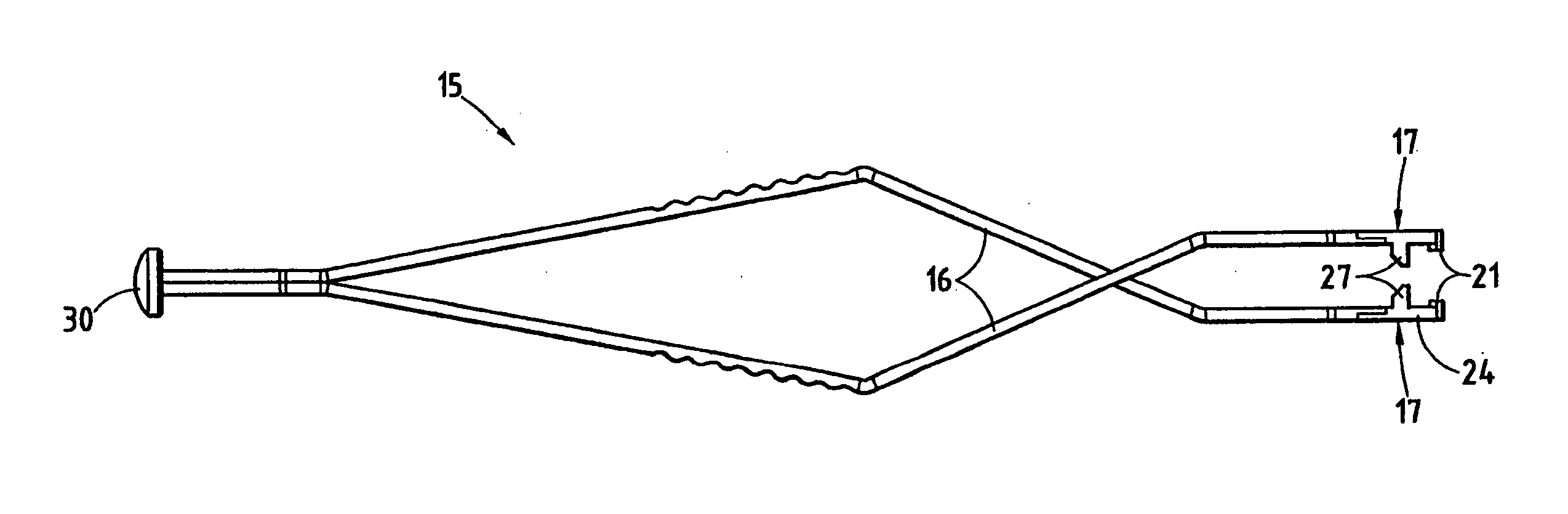 Anatomical interbody implant and gripper for same