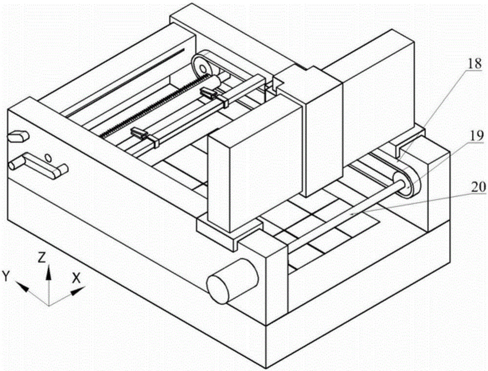 Honeycomb core surface shape measuring device