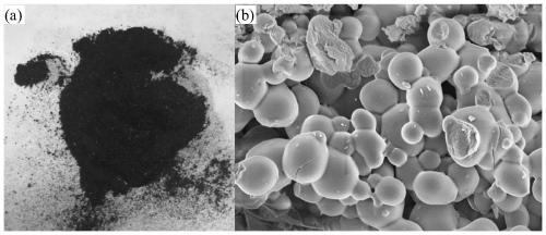 Method for preparing boron-doped carbon nanospheres from lignin, and product