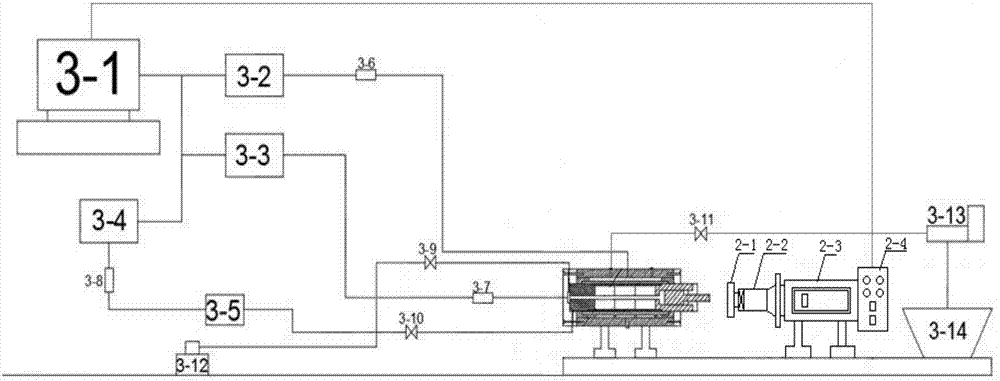 Device for explosive fracturing simulation experiment of horizontal well and application of device