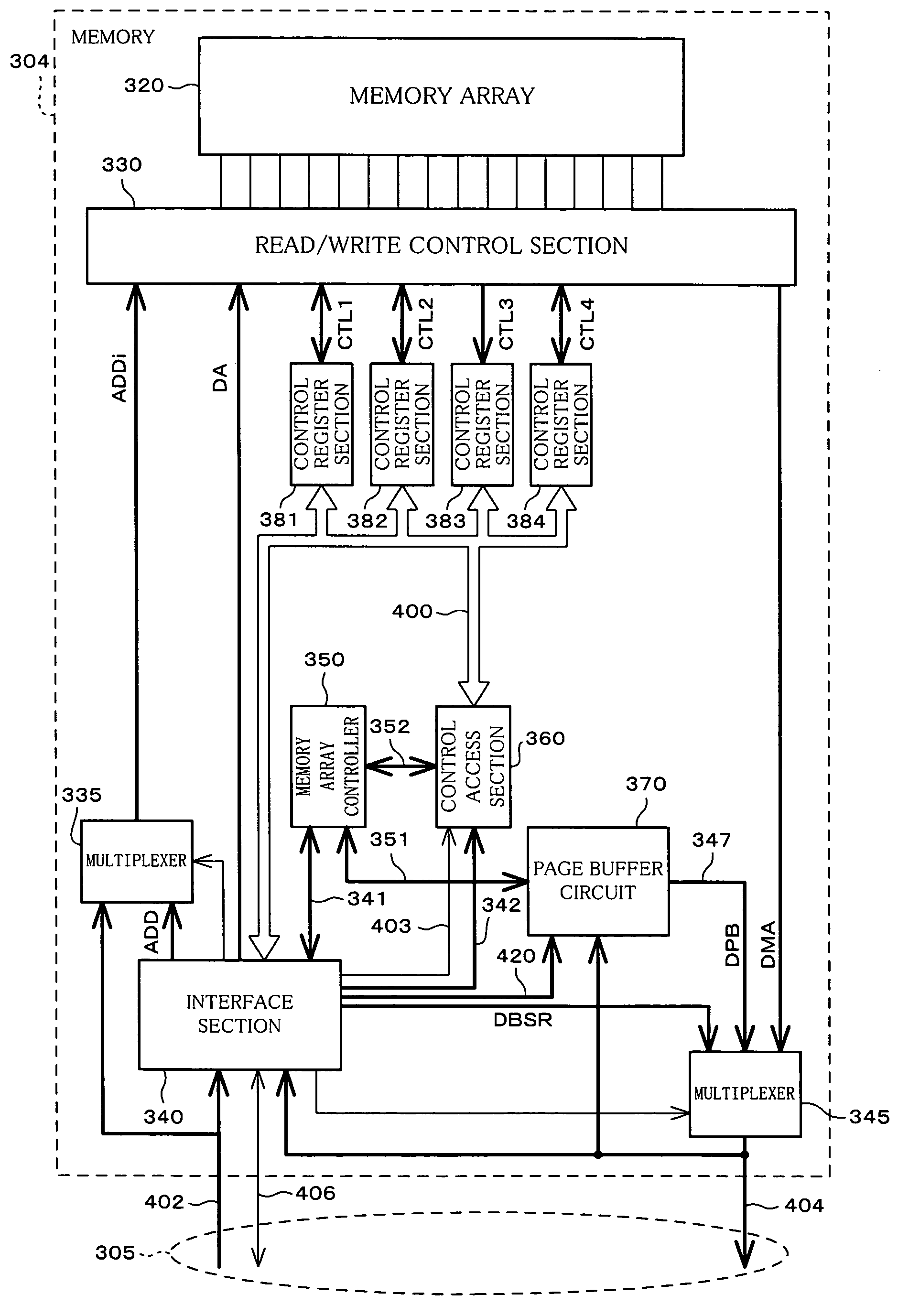 Writing control method and writing control system of semiconductor storage device, and portable electronic apparatus