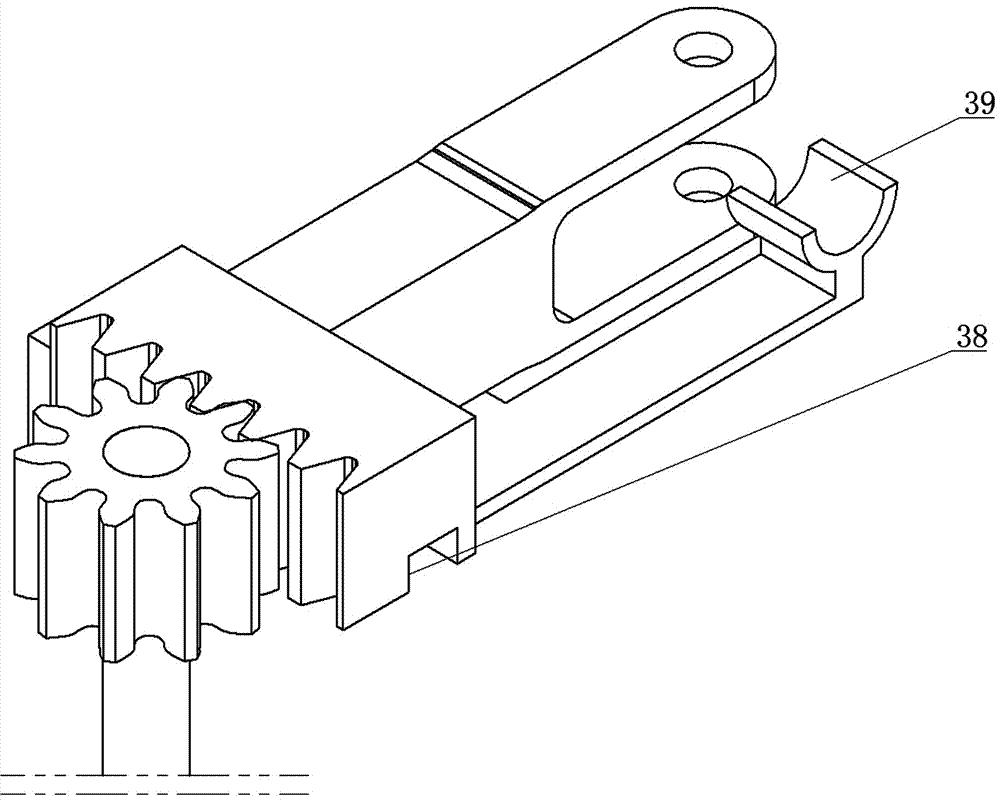 Clutch amplitude-variation type full-automatic four-limb rehabilitation training machine