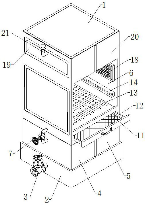 Ultrasonic medical instrument disinfection device