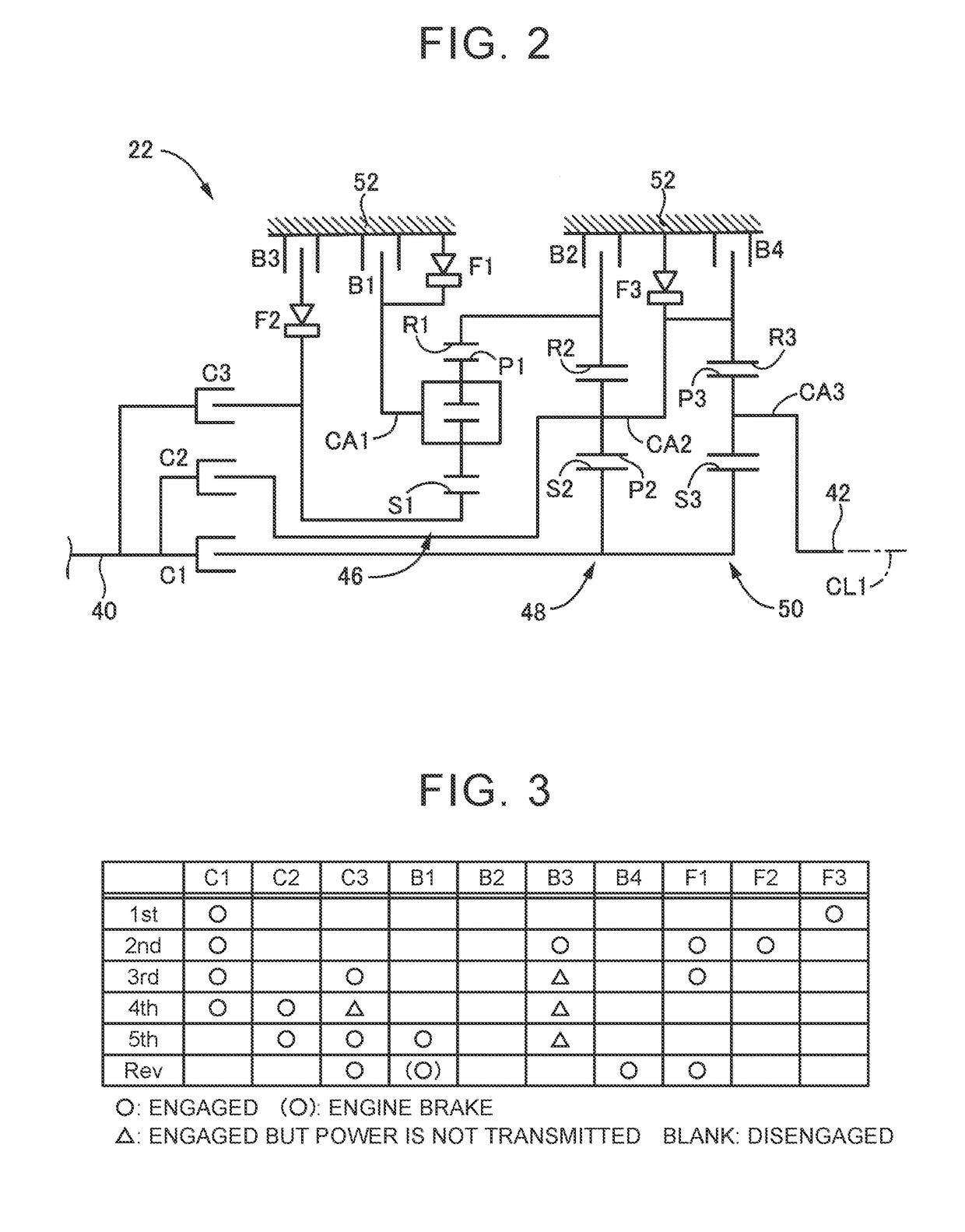 Control Device for Power Transmission Device and Control Method for Vehicle