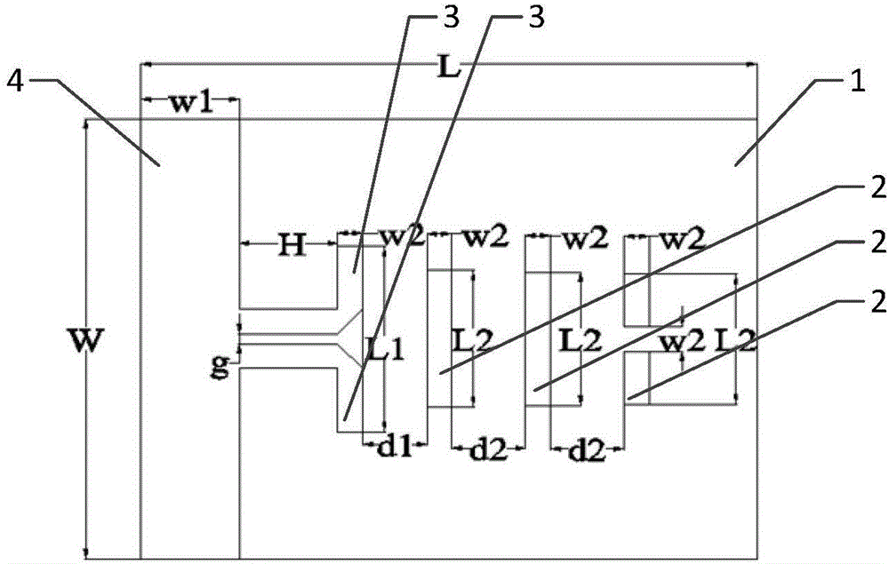 S-waveband light-controlled phased array unit antenna