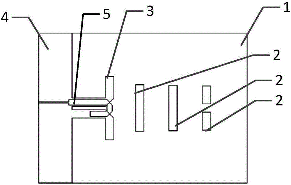 S-waveband light-controlled phased array unit antenna