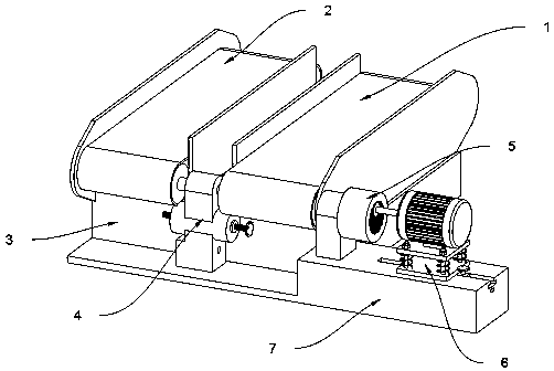 Mechanical automated double-station asynchronous feeding mechanism