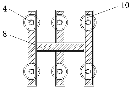 Ingot casting and cooling integrated device for metallurgical industry