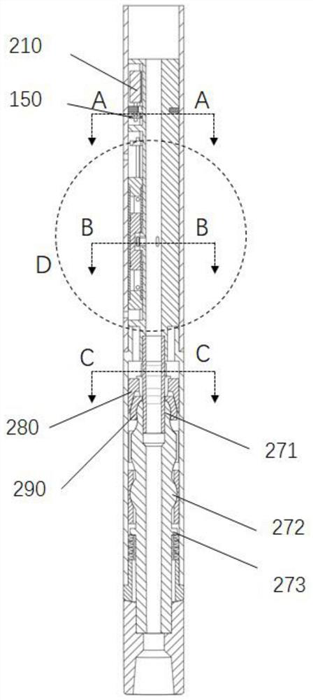 Inward pushing directional type rotary steering drilling tool