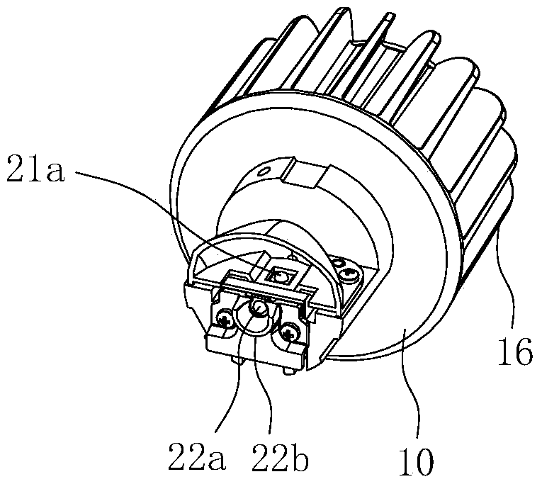 A kind of LED far and near light integrated headlight module for battery car or motorcycle