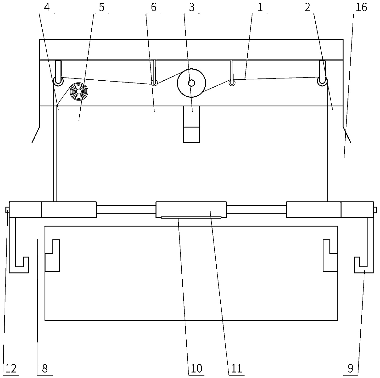 Automatic grabbing, transporting and rescuing device based on heavy-load unmanned aerial vehicle