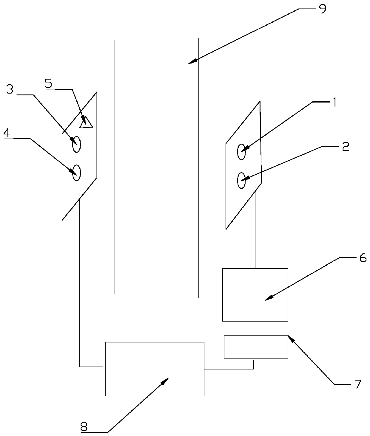 Blood leakage detection device for extracorporeal circulation line