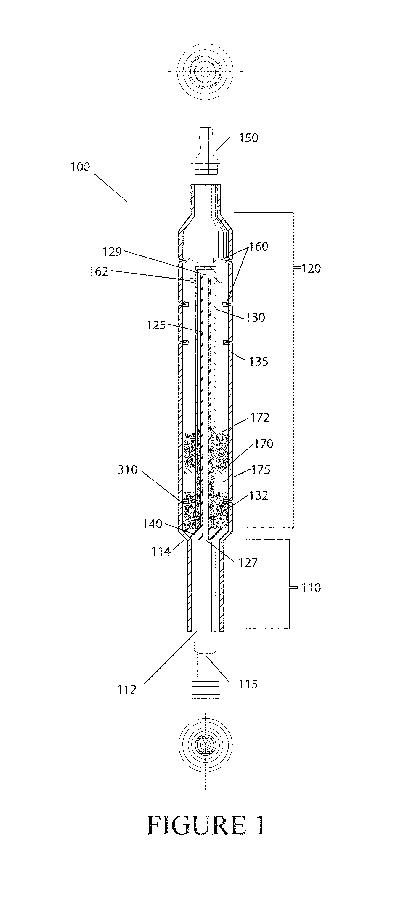 In-Line Percolator Style  Filter Attachment Device