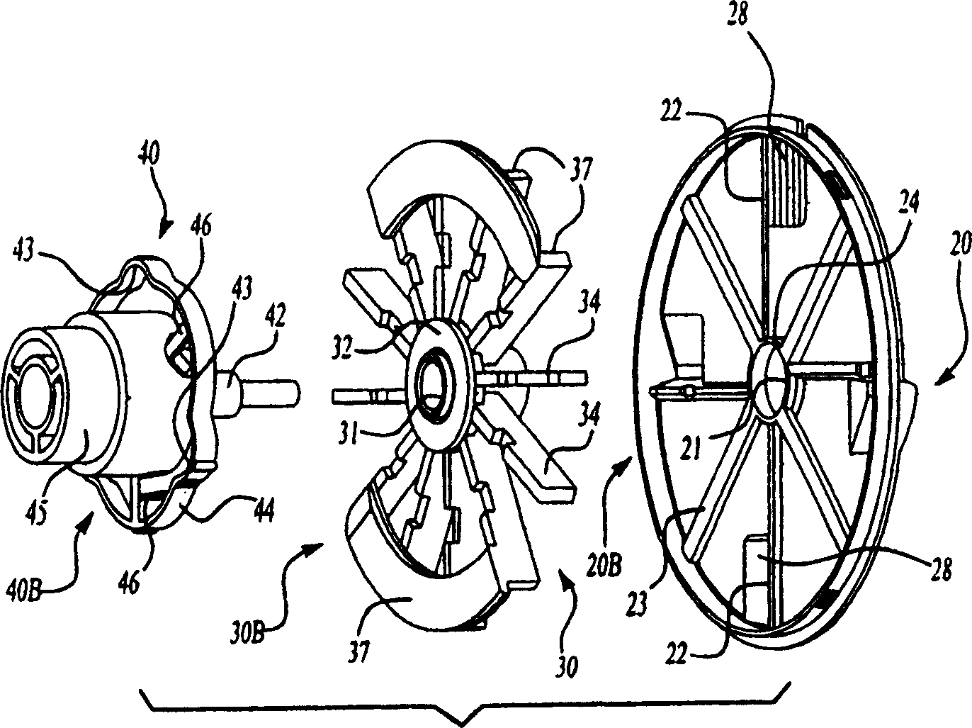 Showerhead engine assembly