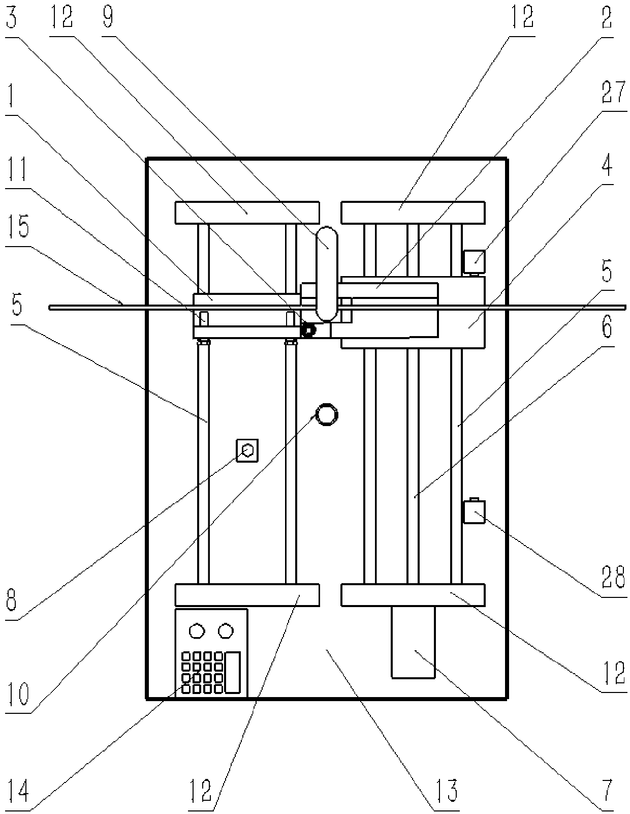 A kind of thermoplastic frp tendon bending device