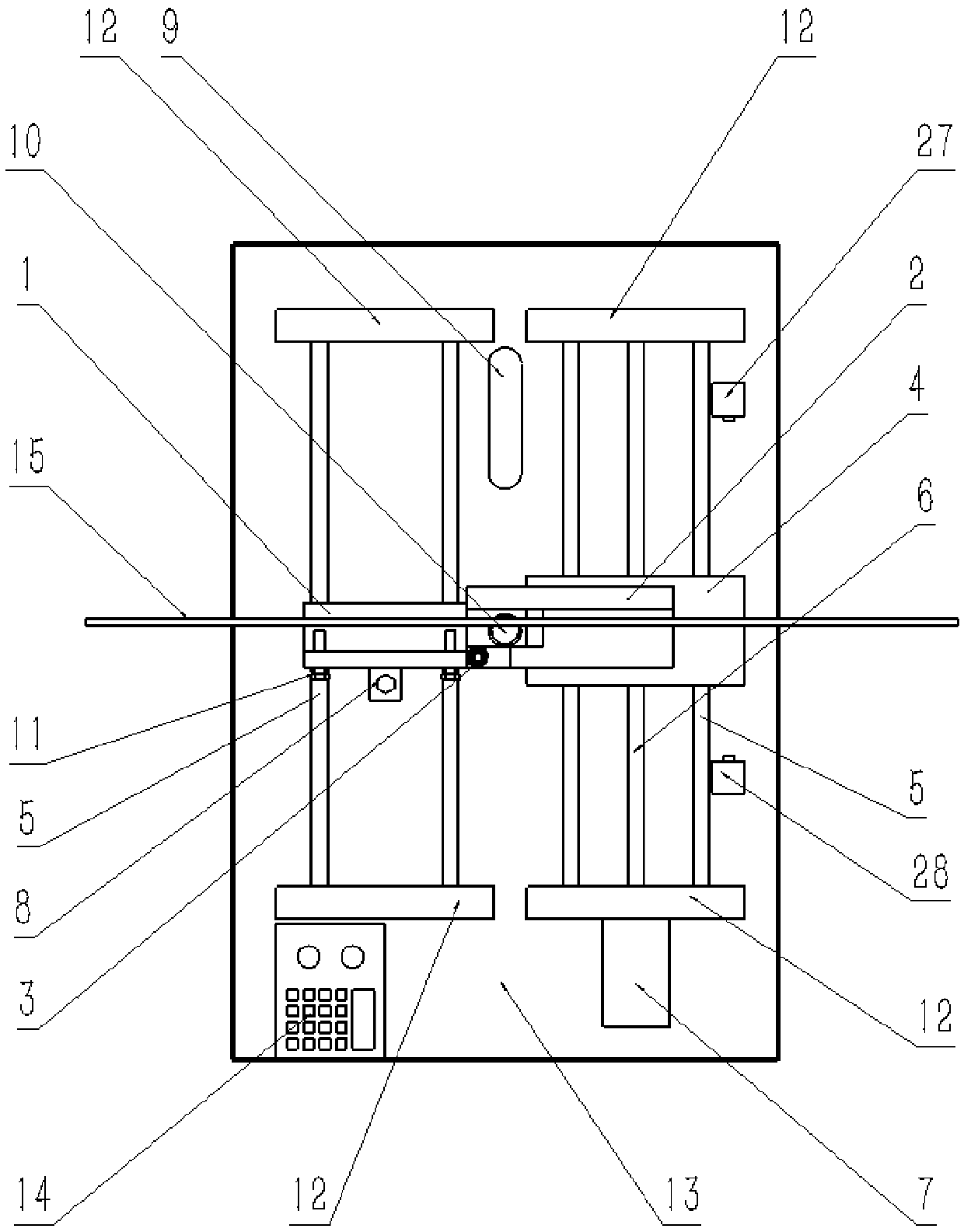 A kind of thermoplastic frp tendon bending device